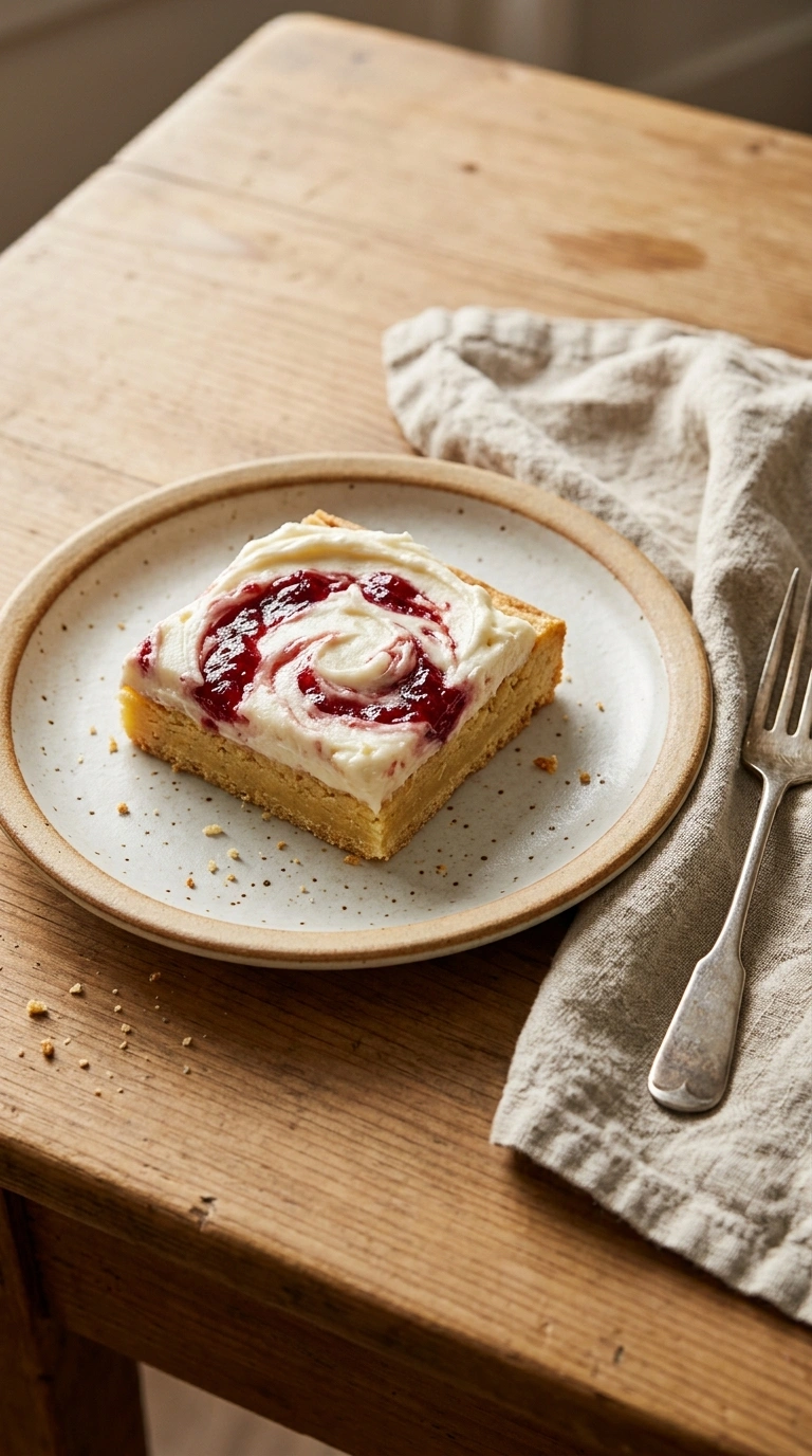 cranberry bliss bars ready to serve