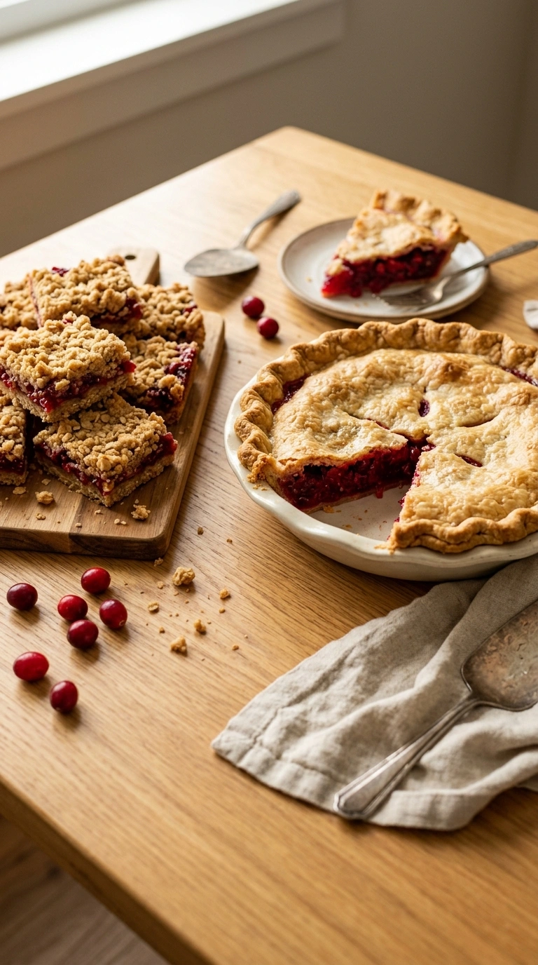 Cranberry Crumble Bars With Buttery Oat Topping