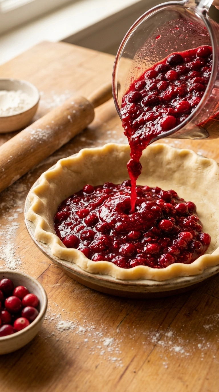 Cooking instructions for cranberry crumble bars