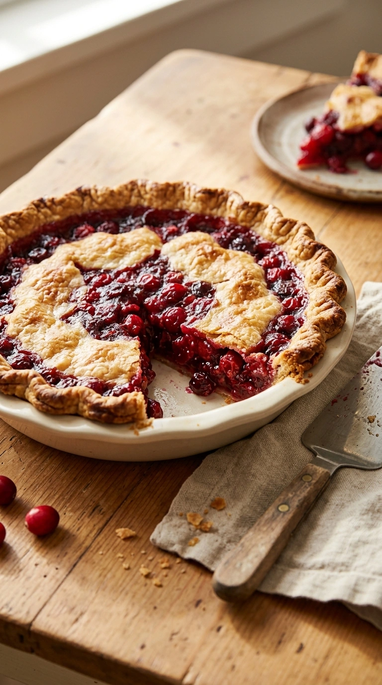 Easy Fresh Cranberry Pie for Thanksgiving